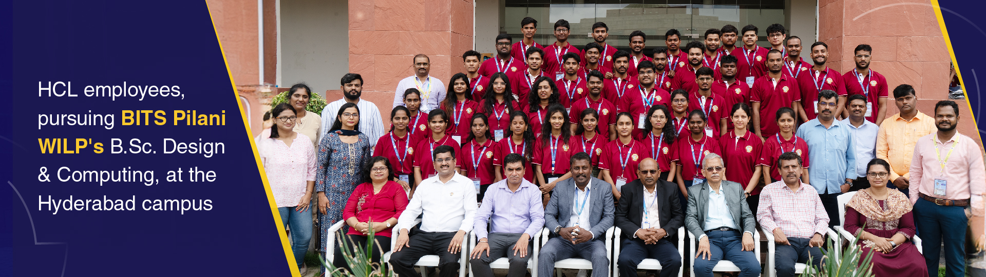 HCL employees, attending the campus immersion at BITS Pilani, Hyderabad campus